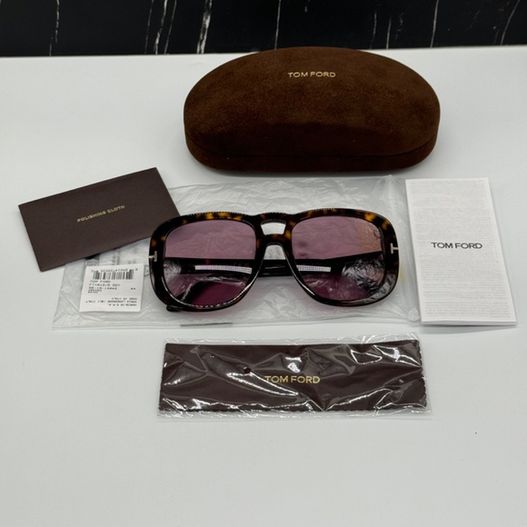 NEW TOM FORD TF1012 ECO 52Y WOMEN SUNGLASSES TOM FORD BILLIE FT1012/S EYEWEAR main image 10